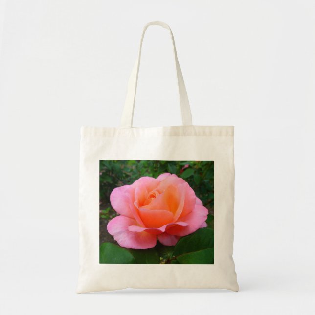 Pink Rose Tote Bag (Front)