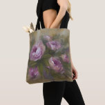 Pink Rose Tote Bag<br><div class="desc">Edit to your liking. 4 OPTIONS AVAIL. Hand painted print. be sure to check other designs. Cards,  gift bags,  baby shower,  party favors,  candles,  and more.</div>