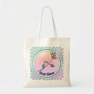 Pink Rose Tote Bag