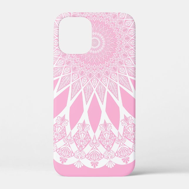 Pink Rose Tristyns Mandala Case-Mate iPhone Case (Back)