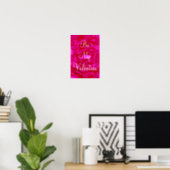 Pink Rose Valentine Poster (Home Office)