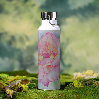 Pink Rose Water Bottle