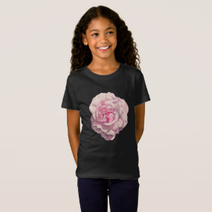 Pink Rose Watercolor Illustration T-Shirt