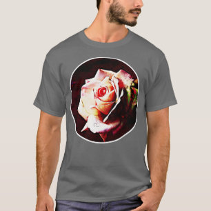 Pink rose watercolor painting 1 T-Shirt