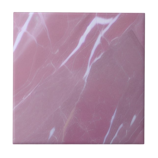 Pink rose white marble elegant modern luxury tile (Front)
