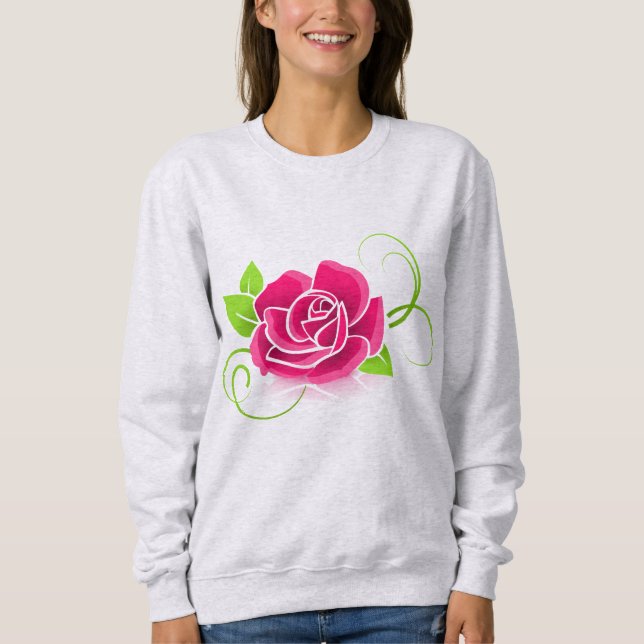 PINK ROSE WOMEN'S T-Shirts (Front)