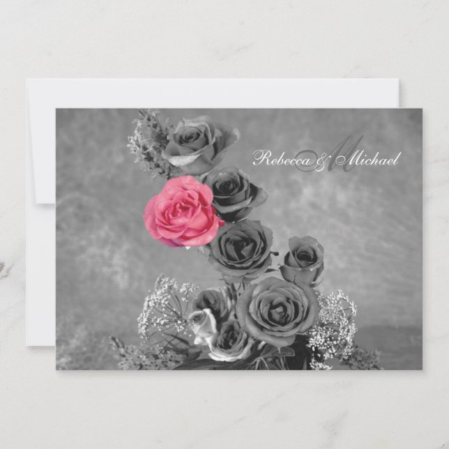 Pink Rose wth Monogram (Front)