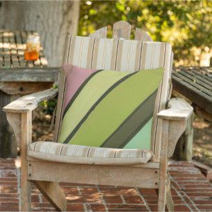 Pink Rosebud Interpretive Art Pillow