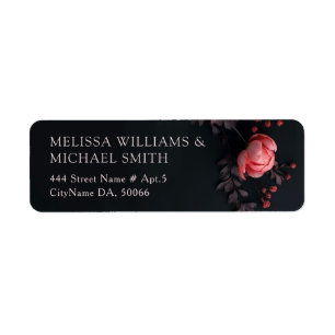 Pink Roses 3D Dark Flowers    Wedding