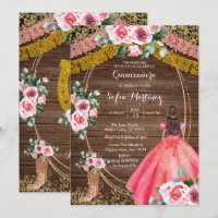 Pink Roses & Boots Charra Quinceanera 2