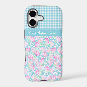 Pink Roses, Butterflies, Gingham: iPhone 5/5s Case