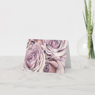 Pink Roses Card