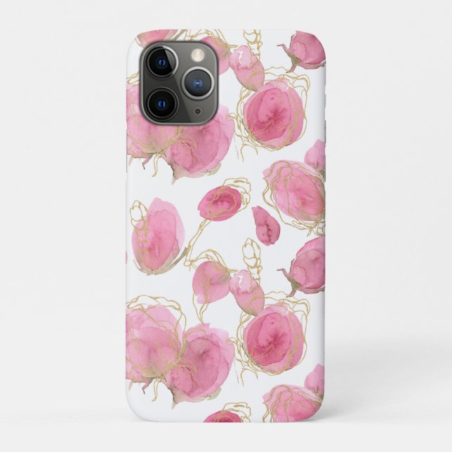 Pink roses Case-Mate iPhone case (Back)
