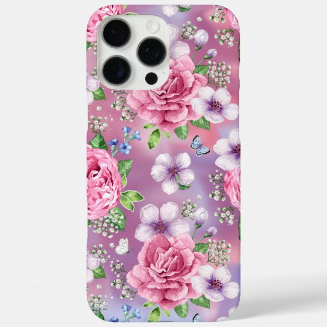 Pink Roses  Case-Mate iPhone Case (Back)
