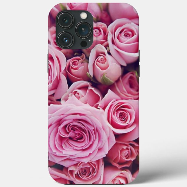 Pink Roses Case-Mate iPhone Case (Back)