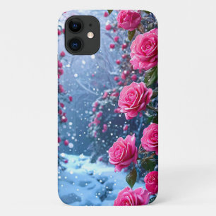 Pink roses Case-Mate iPhone case