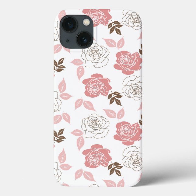 Pink Roses Case-Mate iPhone Case (Back)