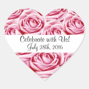 Pink Roses Celebrationl Sticker
