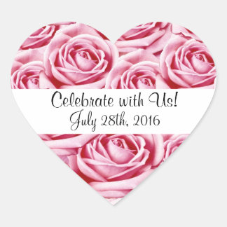 Pink Roses Celebrationl Sticker