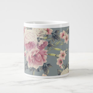 pink roses coffee mug