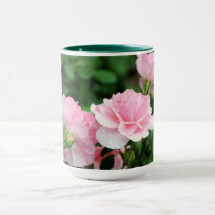 Pink Roses Custom Combo Mug