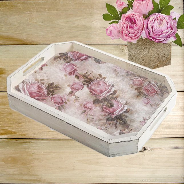 Pink Roses Decoupage Tissue Paper (Vintage Roses Decoupage Tissue Paper)