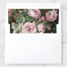 Pink Roses Envelope Liner