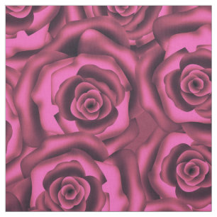 Pink roses fabric