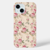 Pink Roses Floral Garden