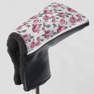 Pink Roses Golf Head Cover