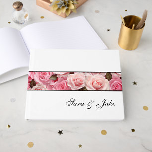 Pink Roses Guest Book