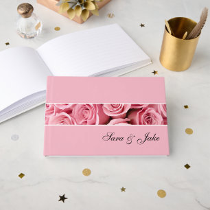 Pink Roses Guest Book