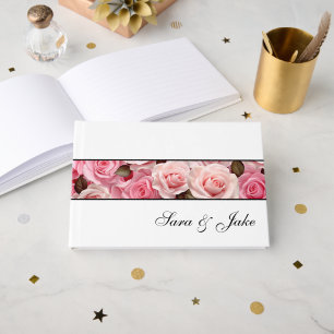 Pink Roses Guest Book
