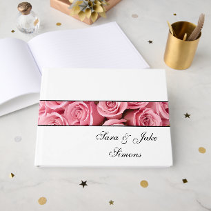 Pink Roses Guest Book
