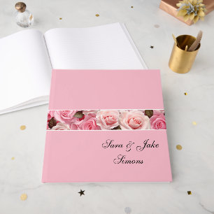 Pink Roses Guest Book