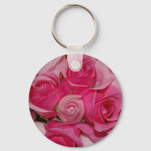 Pink Roses - Keychain