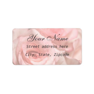 Pink Roses Label