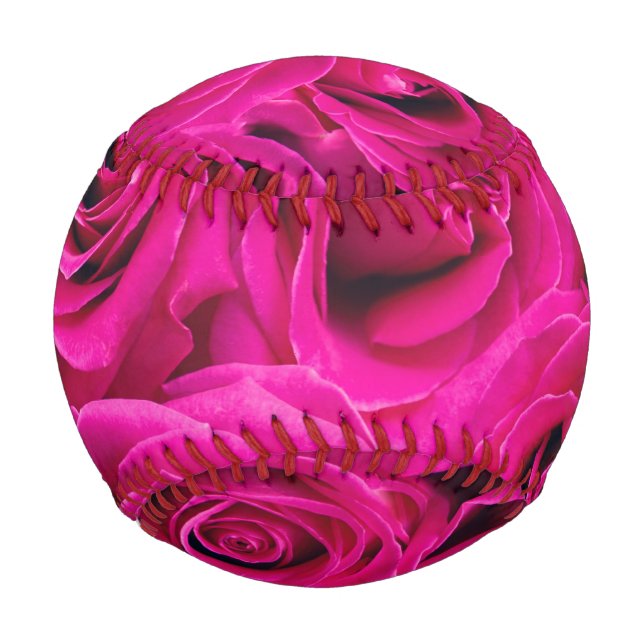 Pink Roses (Love and Romance) Baseball (Front)