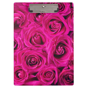 Pink Roses (Love and Romance) Clipboard