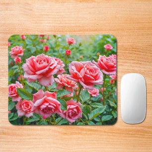Pink Roses Mouse Pad