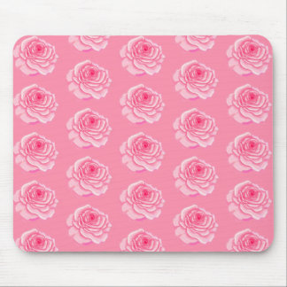 Pink roses mouse pad
