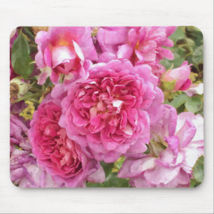 Pink Roses Mouse Pad