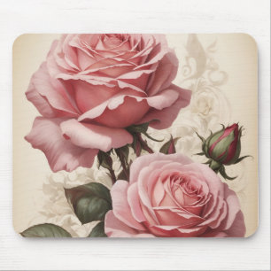 "Pink roses" Mouse Pad