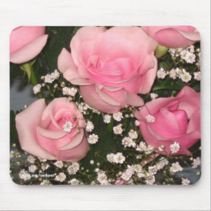 Pink Roses Mousepad