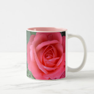 Pink Roses Mug Coffee Cup Beautiful Rose Decor