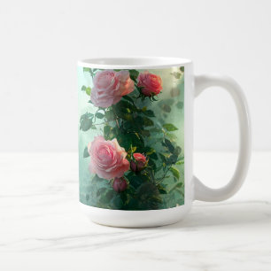 Pink Roses - Mug, Cup