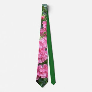 Pink Roses Neck Tie