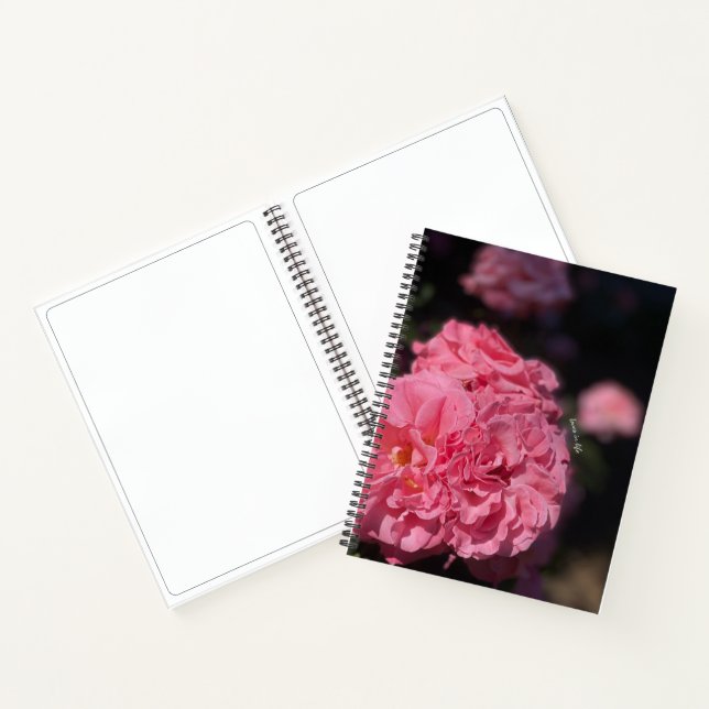 Pink Roses  Notebook (Inside)