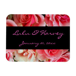 Pink Roses Personal Magnet