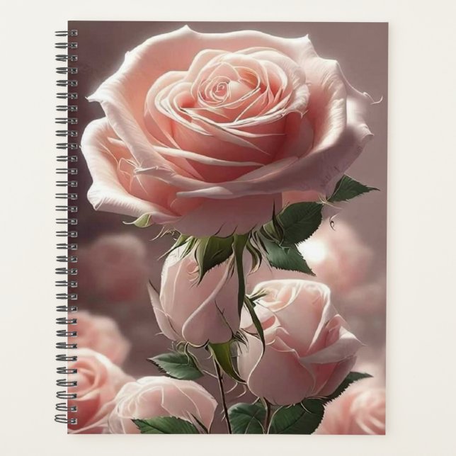  Pink Roses Planner (Front)